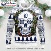 Detroit Tigers Retro Player Blue And Orange Ugly Sweater