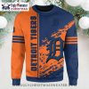 Detroit Tigers Gnome Family Christmas Ugly Sweater