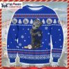 Custom Name Dodgers Ugly Christmas Sweater With Snowflakes