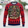 Custom Red Sox Christmas Sweater With Reindeer Snowflake Pattern