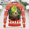 Day Of The Dead Skull Baltimore Orioles Christmas Sweater