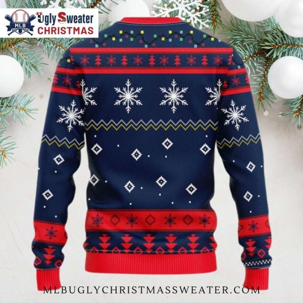 Festive St. Louis Cardinals Ugly Sweater With Grinch Santa