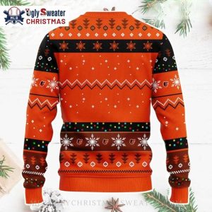 Funny Santa Dabbing Baltimore Orioles Christmas Sweater 2