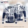 Funny Olaf NY Yankees Snowman Ugly Christmas Sweater