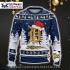 Grinch And Scooby-doo Detroit Tigers Split Color Ugly Christmas Sweater