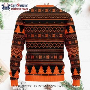 Green Grinch SF Giants Ugly Christmas Sweater With Wreath