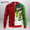 Funny Boston Red Sox DJ Santa Ugly Christmas Sweater