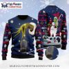 Grinch And Scooby-doo Split Design Atlanta Braves Christmas Sweater