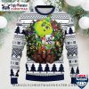 Grinch In NY Yankees Logo Ugly Christmas Sweater