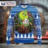 LA Dodgers World Series Trophy Ugly Christmas Sweater With Charlie Brown