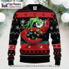 Groot And Grinch Cincinnati Reds Ugly Christmas Sweater