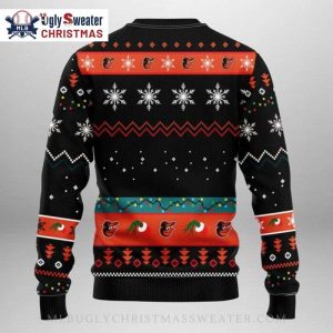 Grinch Stealing Christmas Lights Baltimore Orioles Ugly Sweater 2