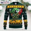 Grinch With A’s Ornament Oakland Athletics Ugly Christmas Sweater