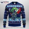 Custom Name Tampa Bay Rays Snowy Forest Ugly Sweater