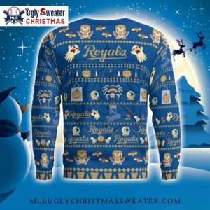 Halloween-Themed Royals Ugly Sweater With Spooky Design