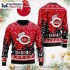 Grinch Cincinnati Reds Ugly Christmas Sweater With Big C Logo