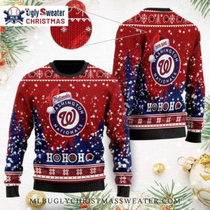 Ho Ho Ho Nationals Ugly Christmas Sweater – Personalized Holiday