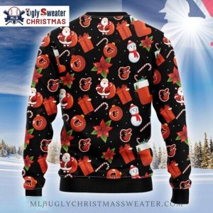 Holiday Icons Baltimore Orioles Christmas Ugly Sweater