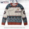 Houston Astros Santa Hat Winter Forest Ugly Christmas Sweater