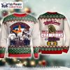 Houston Astros Sugar Skull Wreath Ugly Christmas Sweater