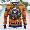 Houston Astros Star And Snowflake Retro Ugly Sweater