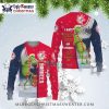 Grinch In NY Yankees Logo Ugly Christmas Sweater