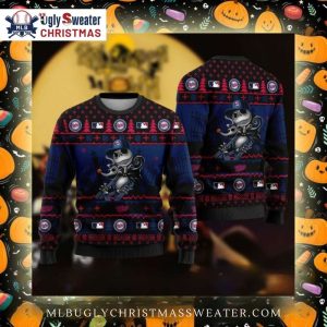 Jack Skellington Minnesota Twins Ugly Christmas Sweater