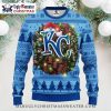 KC Royals Day Of The Dead Skull Ugly Christmas Sweater