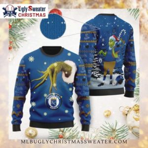 Kansas City Royals Grinch Christmas Mischief Ugly Sweater