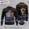 LA Dodgers California Map Ugly Christmas Sweater