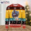 Los Angeles Dodgers Player Portrait Ugly Christmas Sweater