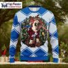 Dodgers Stacked Players Collage Black Ugly Christmas Sweater