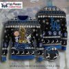 Grinch Hugging Dodgers Baseball Christmas Sweater