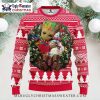 Los Angeles Angels Ugly Christmas Sweater Stitch With Candy Cane Design