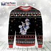 LA Dodgers Christmas Ugly Sweater With Baseball Tree Design