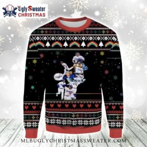 Los Angeles Dodgers 2020 Team Collage Xmas Sweater