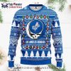 Los Angeles Dodgers Reindeer Baseball Ornament Ugly Sweater