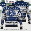 San Diego Padres Gnome Christmas Sweater Peaceful Design