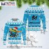 Miami Marlins Grinch Foundation Red Ugly Christmas Sweater