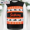 Miami Marlins Personalized Santa Hat Ugly Christmas Sweater