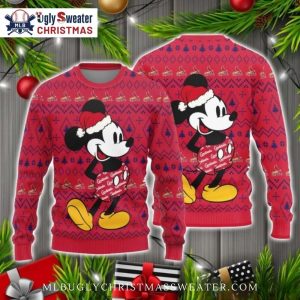 Mickey Mouse St. Louis Cardinals Holiday Sweater