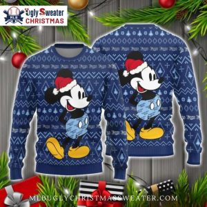 Mickey Mouse Tampa Bay Rays Christmas Ugly Sweater