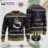 Milwaukee Brewers Red And Navy Festive Reindeer Sweater