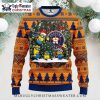 Angels Christmas Sweater Snoopy Snowman Black Festive Design