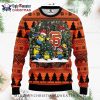 Mickey Mouse Playing Baseball SF Giants Ugly Christmas Sweater