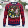 Miami Marlins Snoopy Blue Personalized Ugly Christmas Sweater