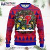 Phillies Liberty Bell Snowflake Red And Blue Ugly Sweater