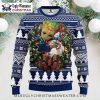 Minnesota Twins Green Grinch Christmas Lights Ugly Sweater