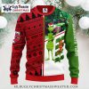 Reindeer And Snowflake KC Royals Winter Ugly Sweater