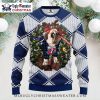 Minnesota Twins Pug Reindeer Christmas Wreath Ugly Sweater